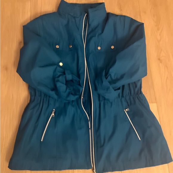 Style & Co. Jackets & Blazers - Style & Co Sport Women’s Teal Utility Jacket XL Lightweight Zip Front